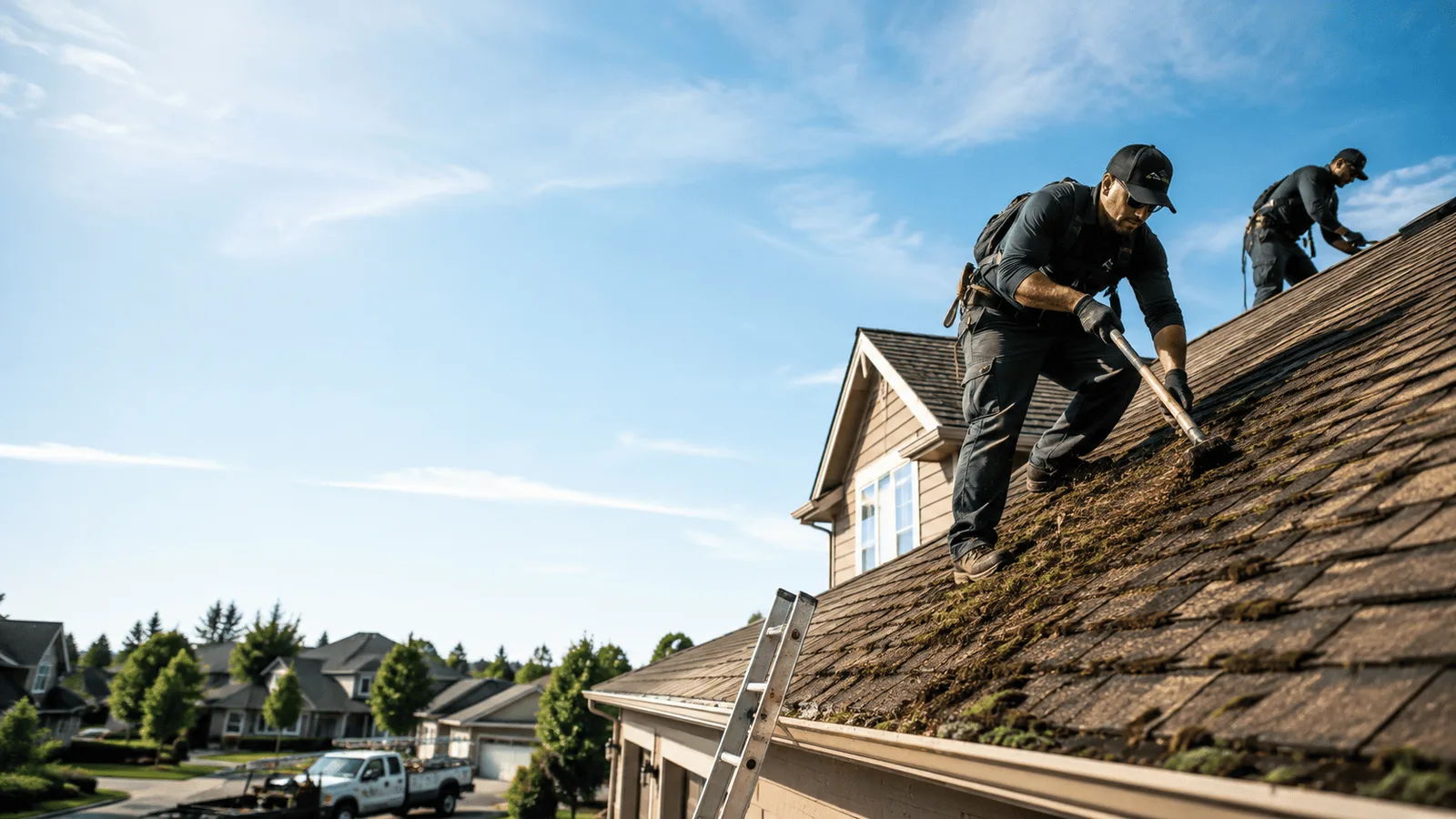 Roof Moss Removal in Paris, KY near me